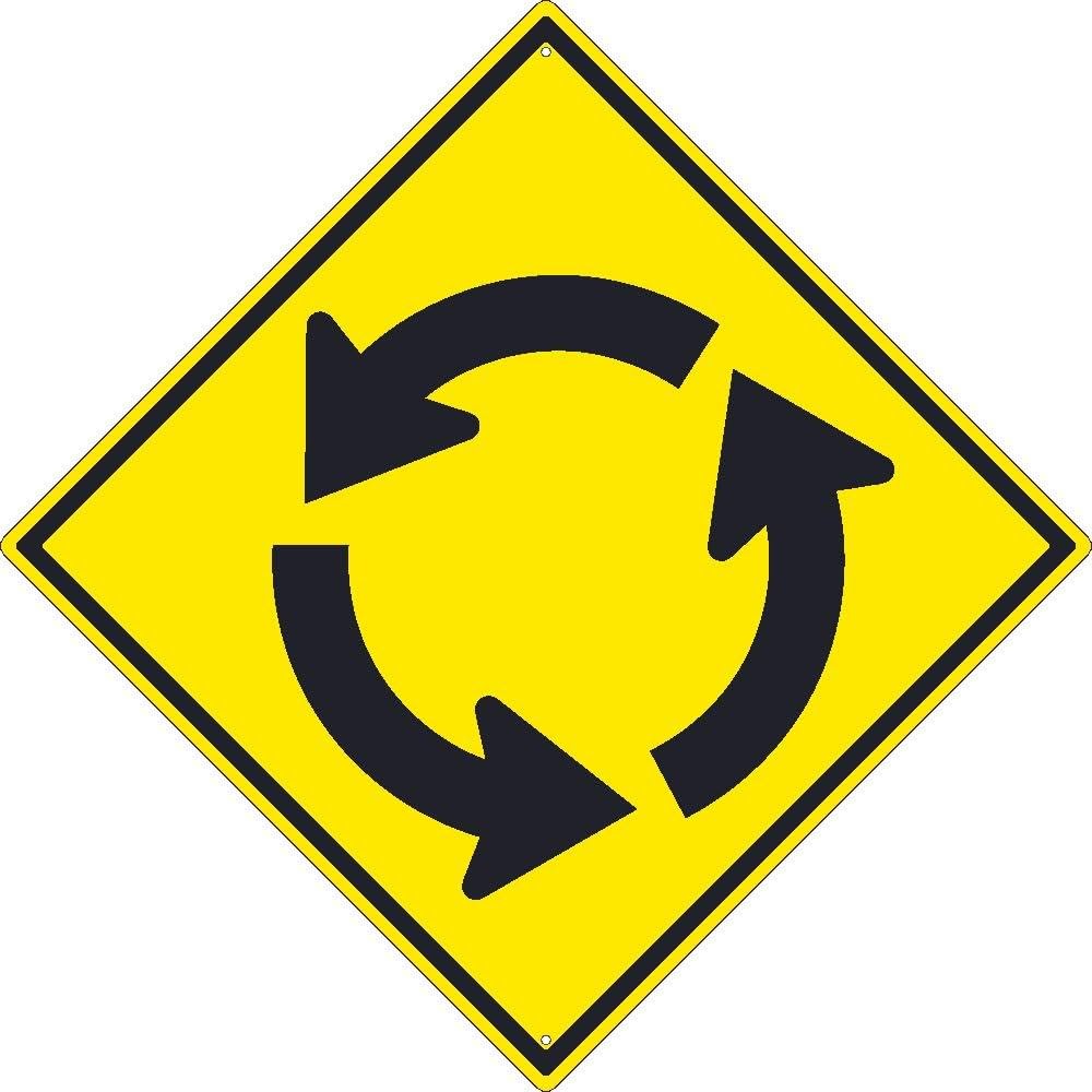 Road Sign - Roundabout - Trace